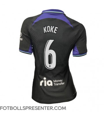 Atletico Madrid Koke #6 Borta Matchtröja Dam 2022-23 Kortärmad